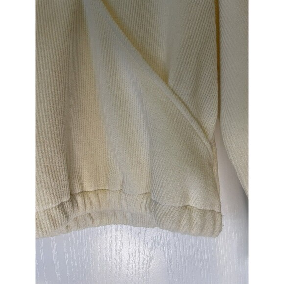 NWT Madewell Ottoman Knit Wrap Top Beige Small - Picture 5 of 13